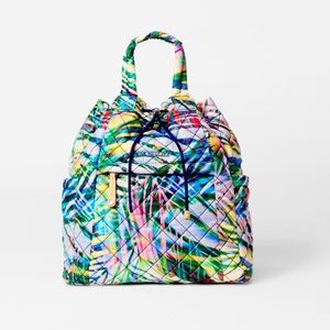 MZ Wallace Summer Palm Small Metro Convertible Backpack
